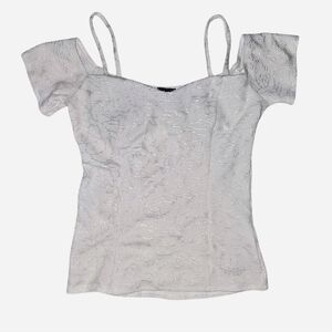Janice White Off Shoulder Stretch Top Women’s - S